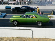 Green NOVA Drag Car
